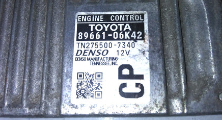 89661-06K42 ecm ecu computer 2015 Toyota Camry