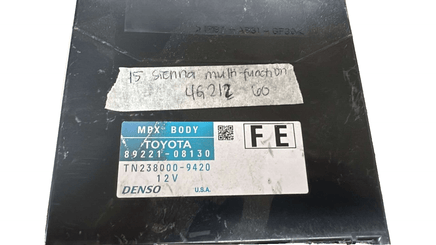 89221-08130 Toyota Sienna multiplex relay module 2015 - Swan Auto