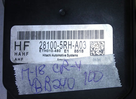 28100-5RH-A03 tcm transmission computer 2017-2018 Honda CR-V CRV