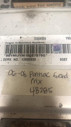 12604959 Grand Prix or Lucerne ecm ecu 2006 computer ***tested***