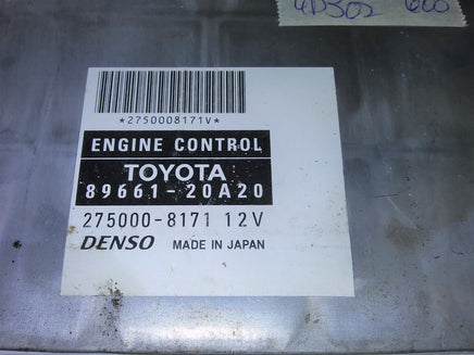 89661-20A20 Toyota Celica 2005 ecu ecm computer