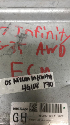 MEC100-101 Nissan or Infiniti ecm ecu computer 2008