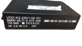 65.71-8 375 498 cruise control module 1998-1999 BMW 328i or 330i