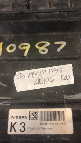MEC65-410 Infiniti FX35 2005 ecm ecu computer