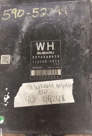 22765AB020 Subaru Impreza 2011 ecu ecm computer - Swan Auto