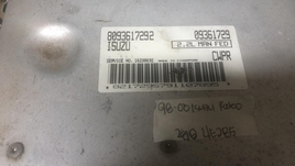 8093617292 Isuzu Rodeo 1998-2000 ecm ecu computer