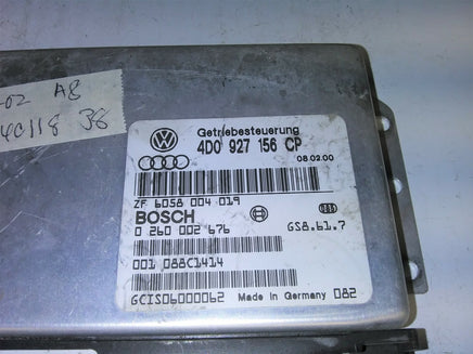 4D0 927 156 CP  Audi A8 1999-2002 TCM transmission computer