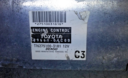 89661-04C00 ecu ecm computer 2006 Toyota Tacoma