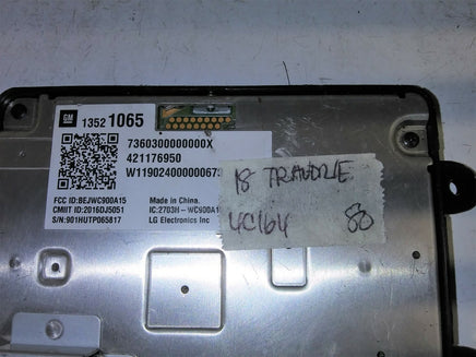 2018 Chevy Traverse wireless charging charger module 13521065