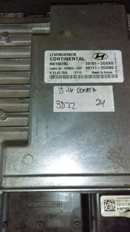 39101-2GGK0 ecm ecu computer 2015-2016 Hyundai Sonata