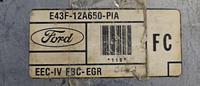 E43F-12A650-P1A Ford Tempo or Mercury Topaz 1984 ecm ecu computer - Swan Auto