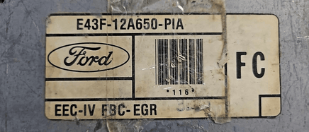 E43F-12A650-P1A Ford Tempo or Mercury Topaz 1984 ecm ecu computer - Swan Auto