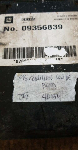 09356839 Cadillac Seville 1998 bcm body control module