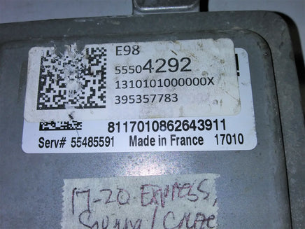 55504292 Chevy Cruze or Savana 2017-2020 ecm ecu computer