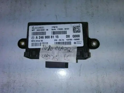 2016-2020 Mercedes CLA250 transfer case module A 246 900 81 15