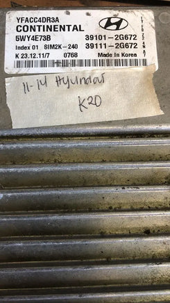 39101-2G672 Hyundai Sonata 2011-2014 ecm ecu computer