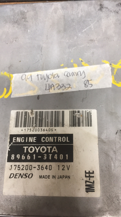 89661-3T401 Toyota Camry ecm ecu computer 1999