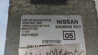 2009-2011 Nissan Maxima Murano audio aux module 284H1-1BA0A