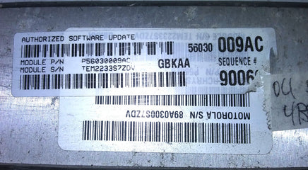 P56030009AC ecm ecu computer 2004 Dodge Dakota