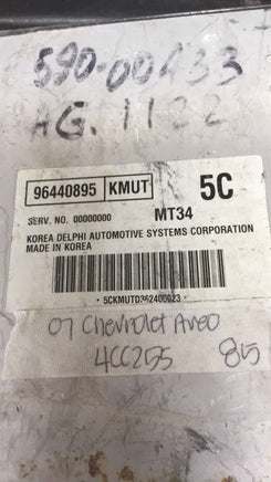 96440895 ecm ecu computer 2007 Chevrolet Aveo