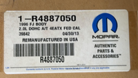 1-R4887050 Dodge Avenger or Chrysler Sebring ECM ecu computer  **REMAN**