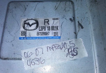 L3P8 18 881K ecm ecu computer 2006-2007 Mazda 5 Mazda5