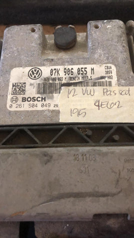 07K 906 055 M ecm ecu computer 2012 Volkswagen Passat