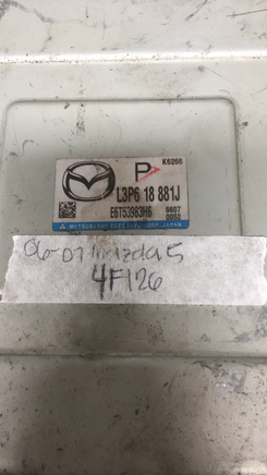 L3P6 18 881J Mazda 5 engine control  module 2006-2007