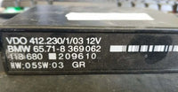 65.71-8 369 062 BMW E39 1994-2004 Cruise control module