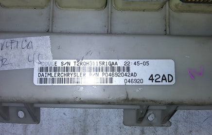 P04692042AD BCM body control module 2006 Chrysler Pacifica