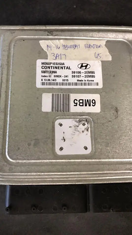 39106-2EMB5 Hyundai Elantra 2015-2016 ecm ecu computer
