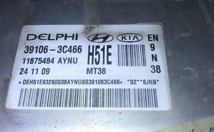 39106-3C466 ecm ecu computer 2010-2011 Hyundai Veracruz - Swan Auto
