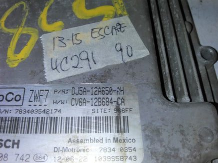 DJ5A-12A650-AH ecm ecu computer 2013-2015 Ford Escape **tested***