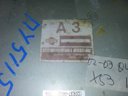 2002-2003 Infiniti Q45 TCM transmission computer A64-000 PC8