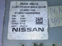 284G0 4BA1A power tailgate module Nissan Rogue - Swan Auto