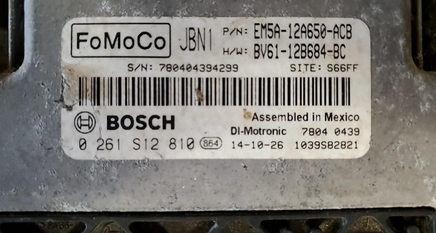 EM5A-12A650-ACB  Ford Focus ecm ecu computer 2013-2017  ***TESTED***