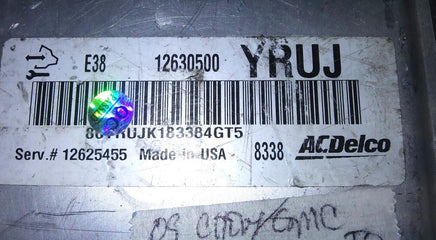 12630500 ecu ecm computer 2009 Chevy or GMC **TESTED** - Swan Auto