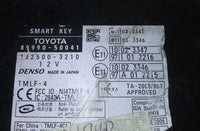 89990-50041 keyless smart key module 2007-2008 Lexus LS460 - Swan Auto