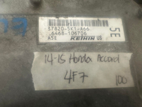 37820-5K1-A66 Honda Accord 2014-2015 ecu computer