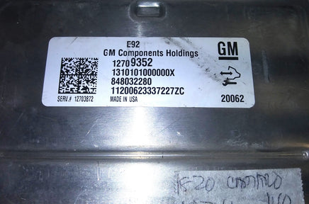 12709352 ecm ecu computer 2018-2020 Chevy Camaro