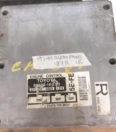 89661-16530 Toyota Paseo ecm ecu computer 1997-1999