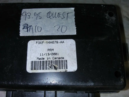 1993-1995 Nissan Quest seat belt module computer F3XF-14A679-AA