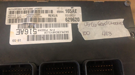 2005-2006 Jeep Grand Cherokee engine control module P05094165AE