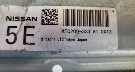 MEC209-331  Infiniti G37 ecm ecu computer 2011