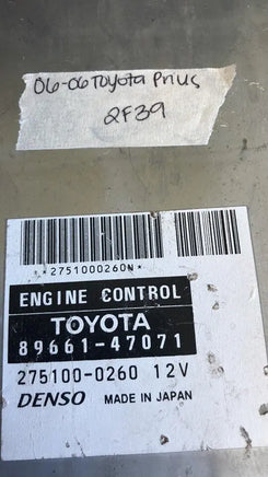 2006 Toyota Prius ecu ecm computer 89661-47071