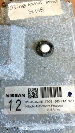 31036 JA02E TCM transmission computer 2007-2008 Nissan Altima