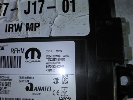 2019 Jeep Compass Keyless Entry Module P68411099AA