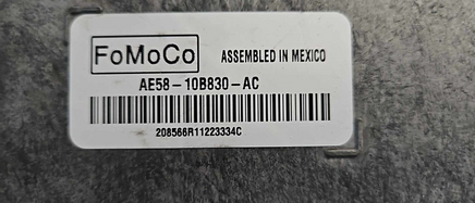 AE58-10B830-AC Ford Fusion 2010-2012 battery control unit module