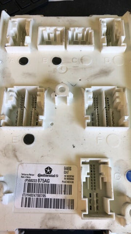 (P)68222875AG Chrysler Pacifica 2017 bcm body control module