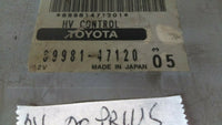 2004-2009 Toyota Prius hybrid vehicle control module 89981-47120